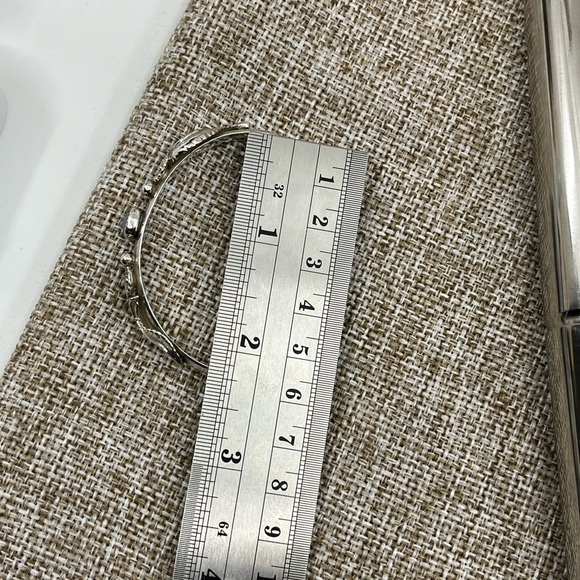 Vintage 90s Sterling Silver Handmade Cuff Bracelet – Florida Keys Design - Picture 16 of 17